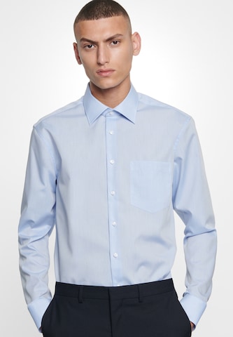 SEIDENSTICKER Regular fit Business Shirt in Blue