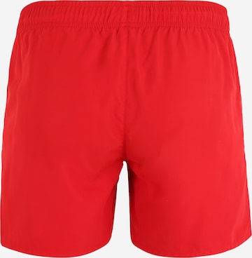 LACOSTE Plavecké šortky – červená