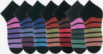 H.I.S Ankle Socks in Mixed colors: front