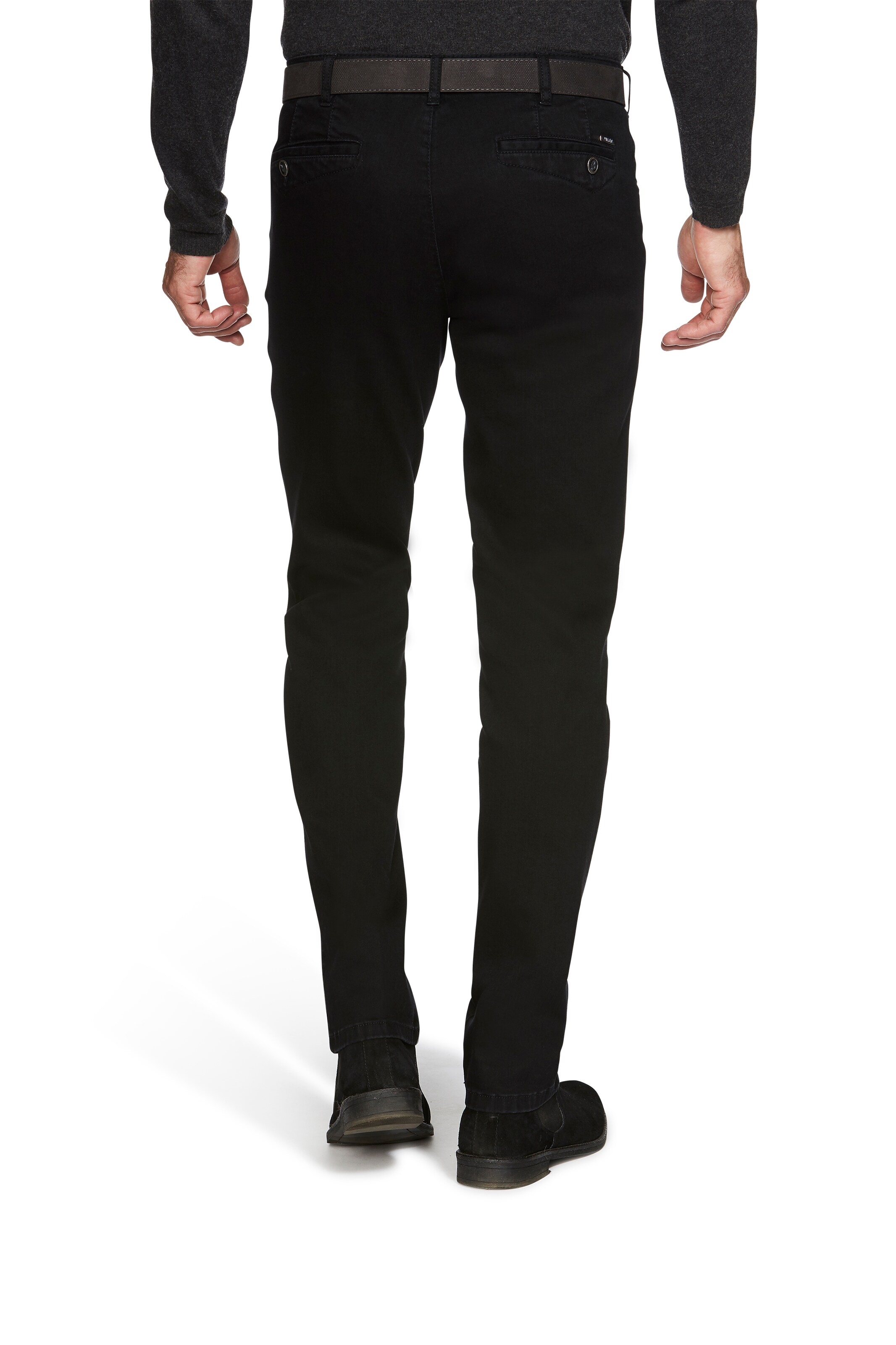 Meyer Hosen Regular Jeans 'Dublin' in Black