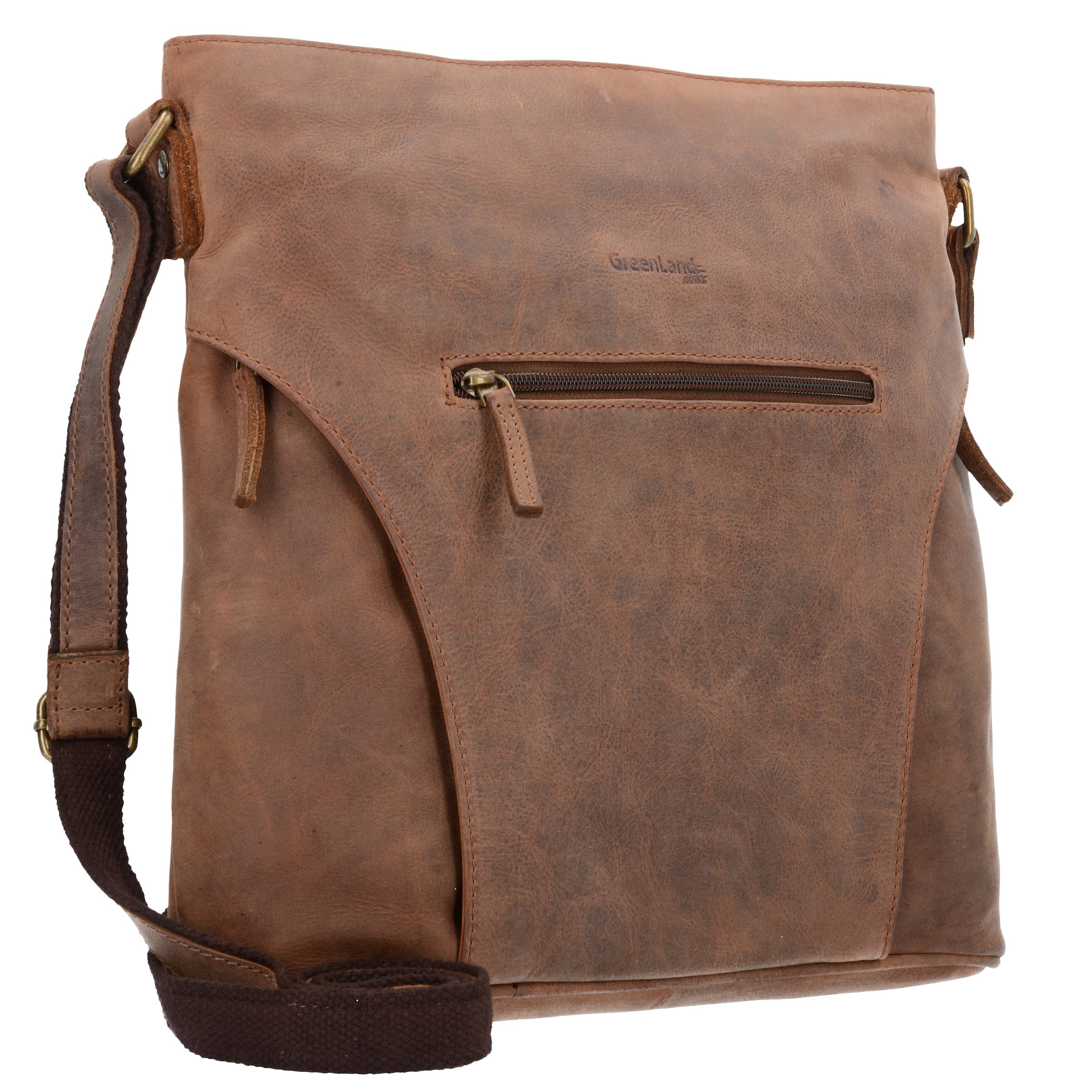 Sac à bandoulière 'Montenegro' Greenland Nature en marron