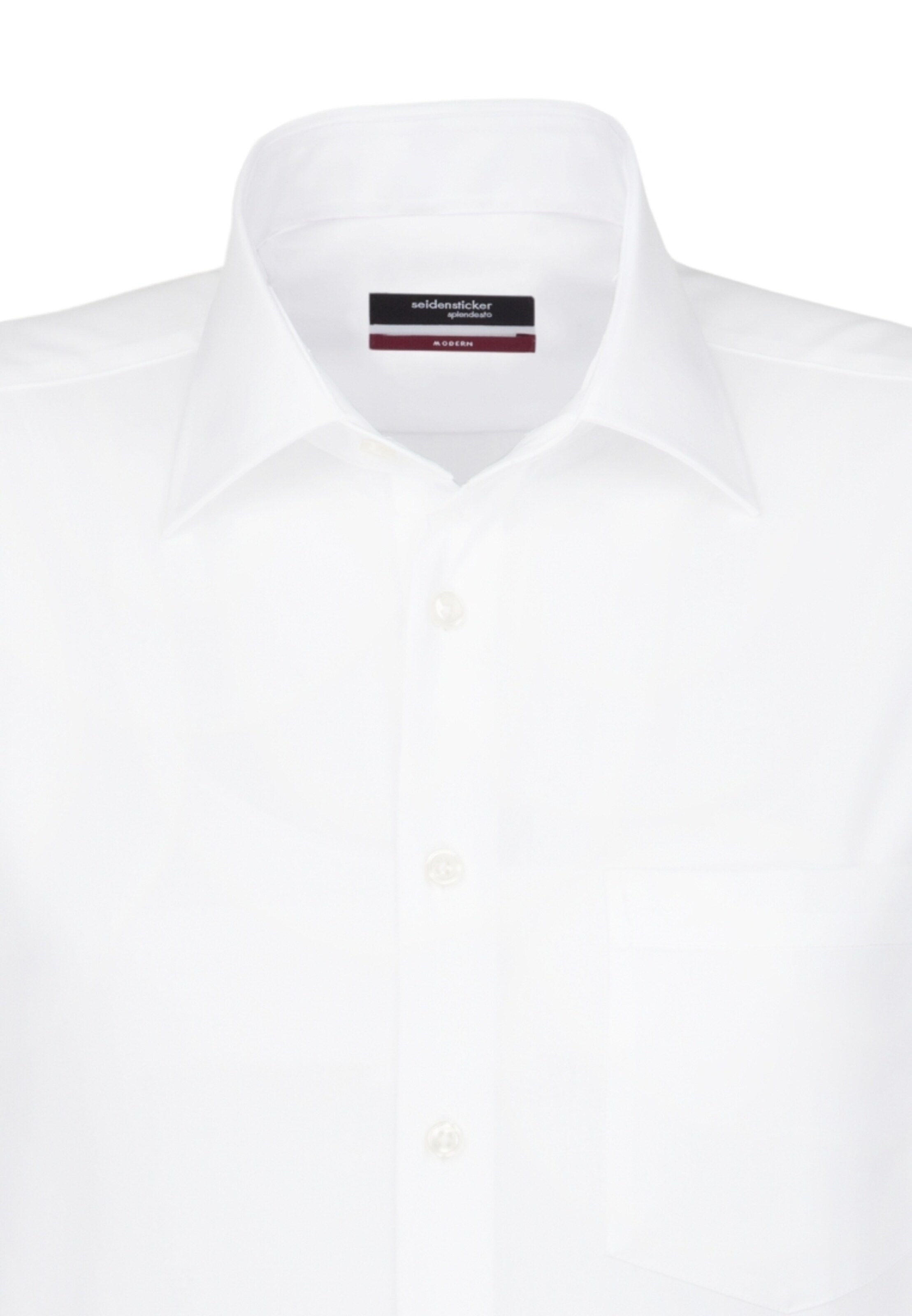 SEIDENSTICKER Regular fit Zakelijk overhemd 'Modern' in Wit