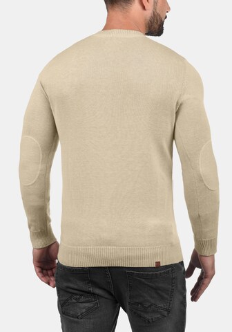 BLEND Strickpullover 'Lars' in Beige