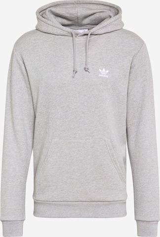 ADIDAS ORIGINALS Sweatshirt 'Trefoil Essentials' in Grey: front