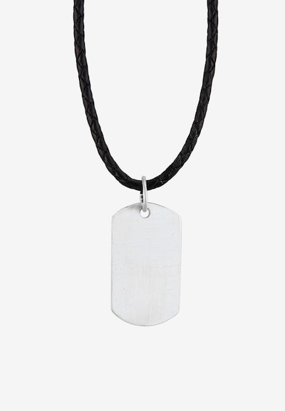 PAULO FANELLO Halskette 'Geo' in schwarz / silber, Produktansicht