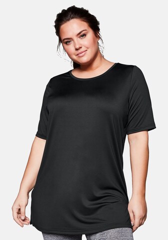 Tricou de la SHEEGO pe negru: față