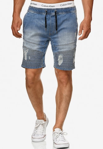 INDICODE JEANS Regular Jeans 'Ernest' in Blauw: voorkant