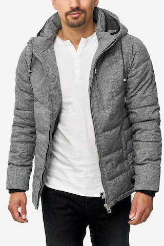 INDICODE JEANS Winter Jacket 'Circus ' in Grey