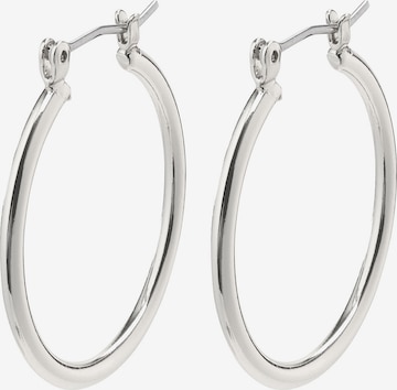 Boucles d'oreilles Pilgrim en argent : devant