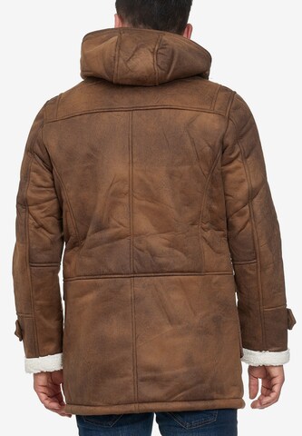 INDICODE JEANS Winter Coat 'Calshot' in Brown