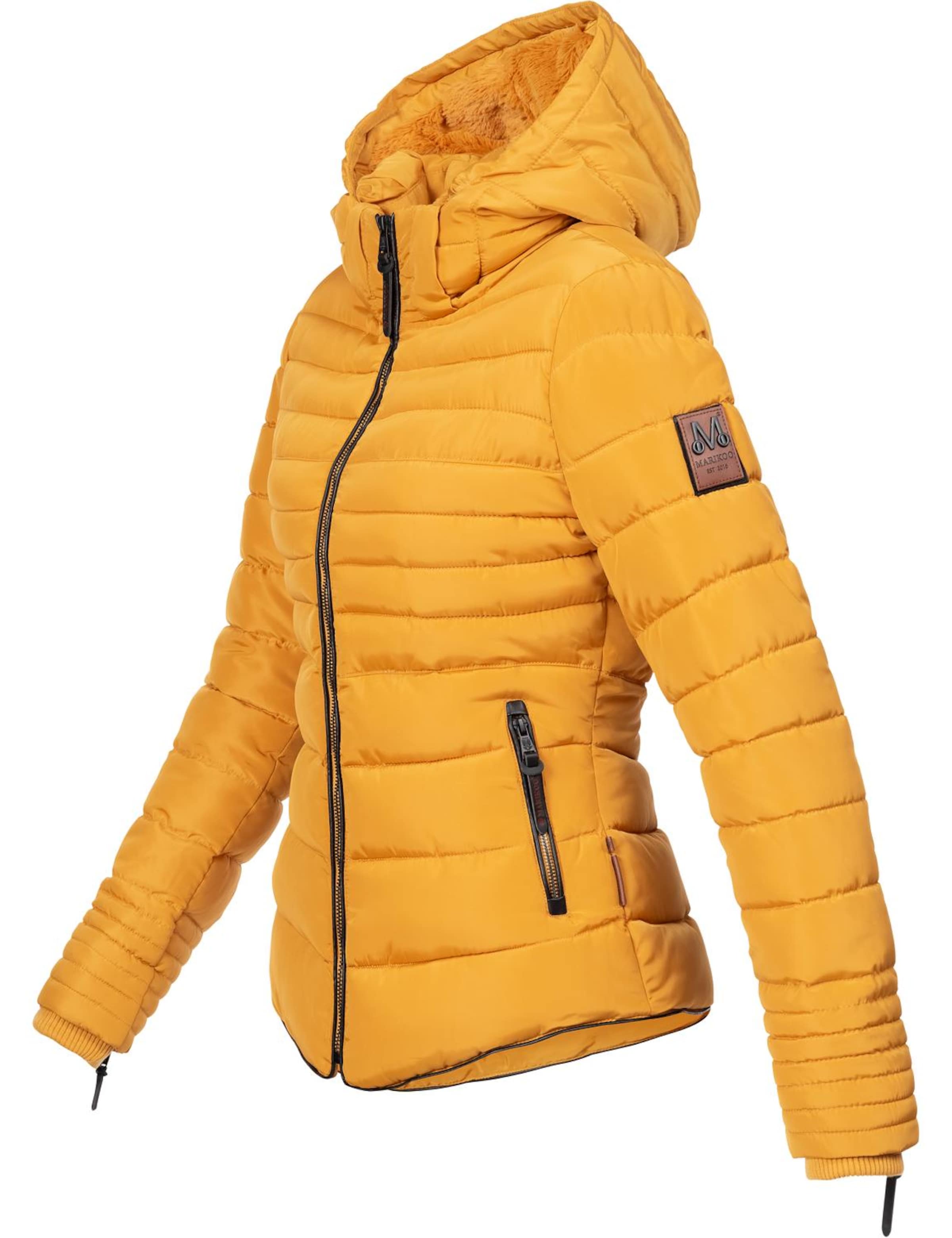 MARIKOO Zimná bunda 'Amber' - Žltá