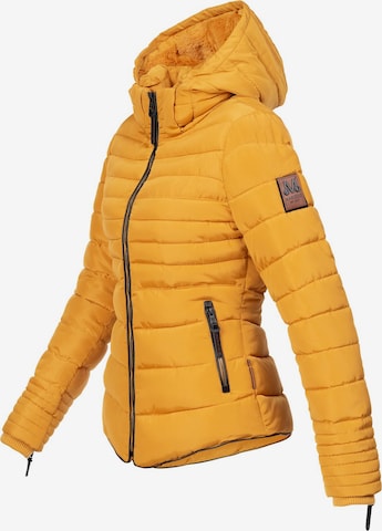 MARIKOO Winter jacket 'Amber' in Yellow