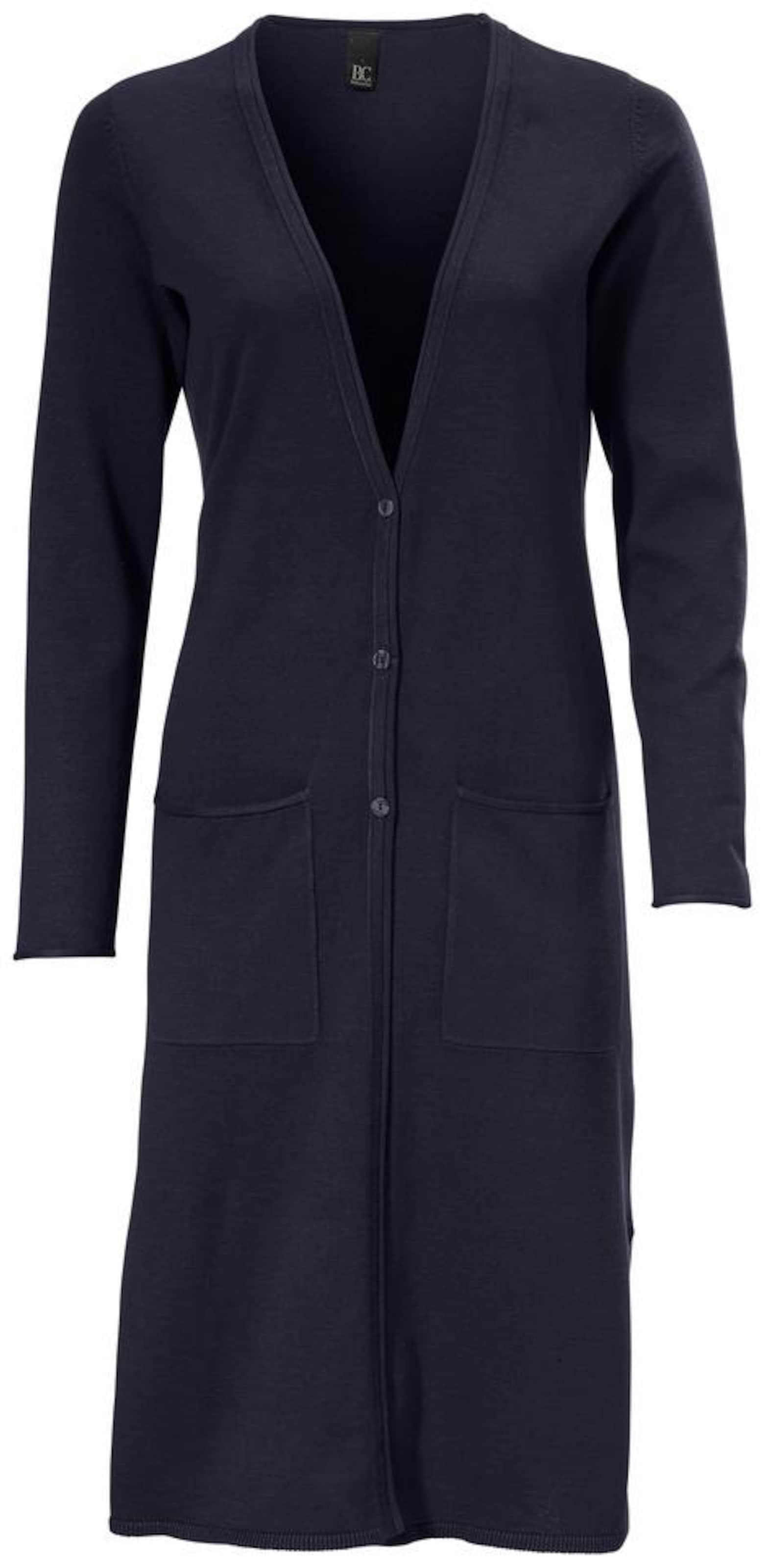 heine Вязаное пальто в Синий: спереди