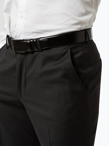 Andrew James Regular Pleated Pants ' Carter ' in Grey