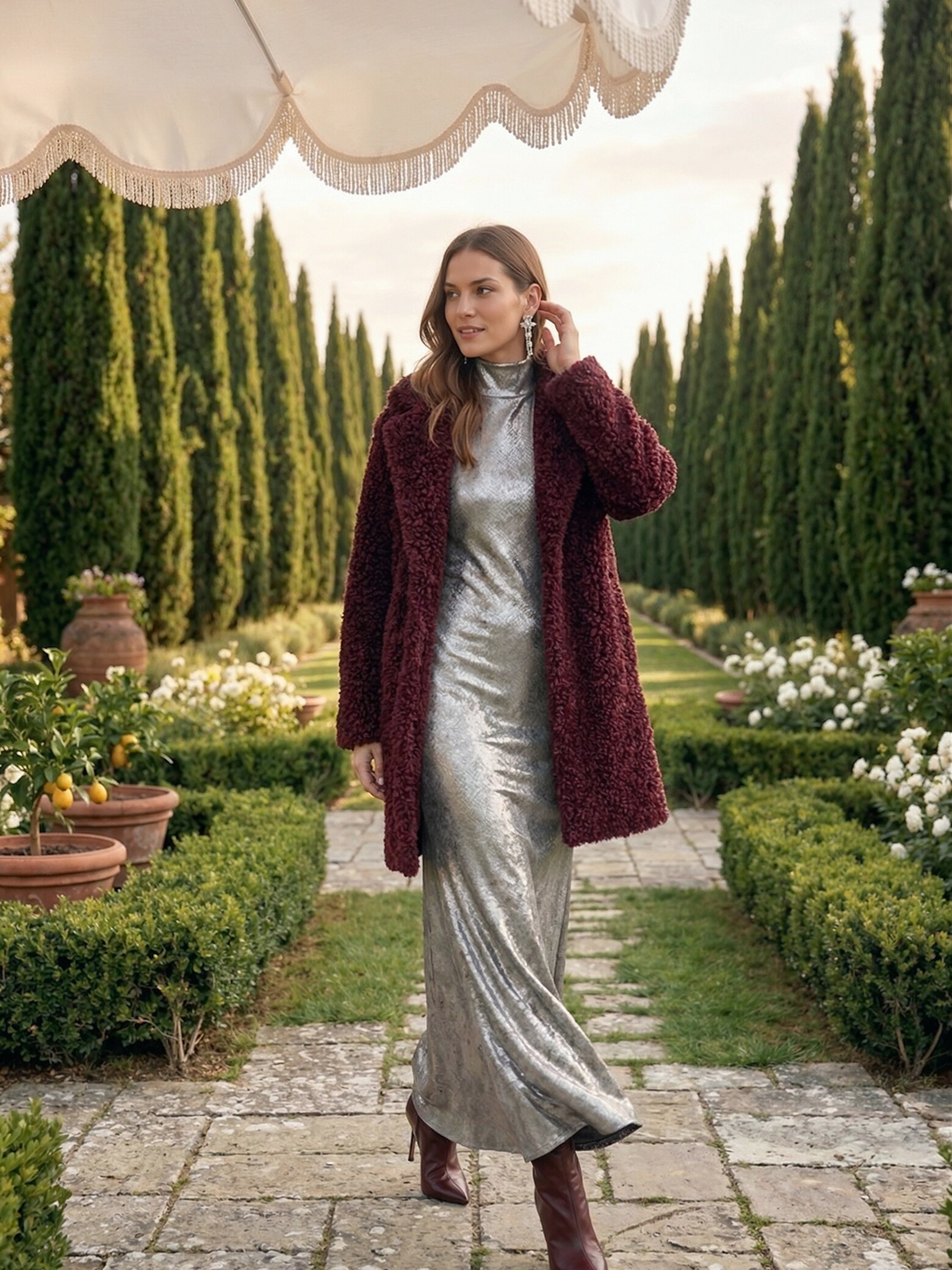 Celebrate in style in chilly weather Wedding Guest Looks for Cold Days