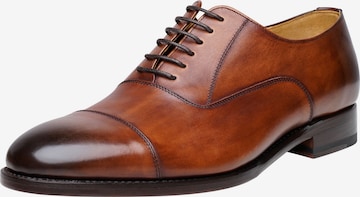 SHOEPASSION Lace-Up Shoes 'No. 5292' in Brown: front