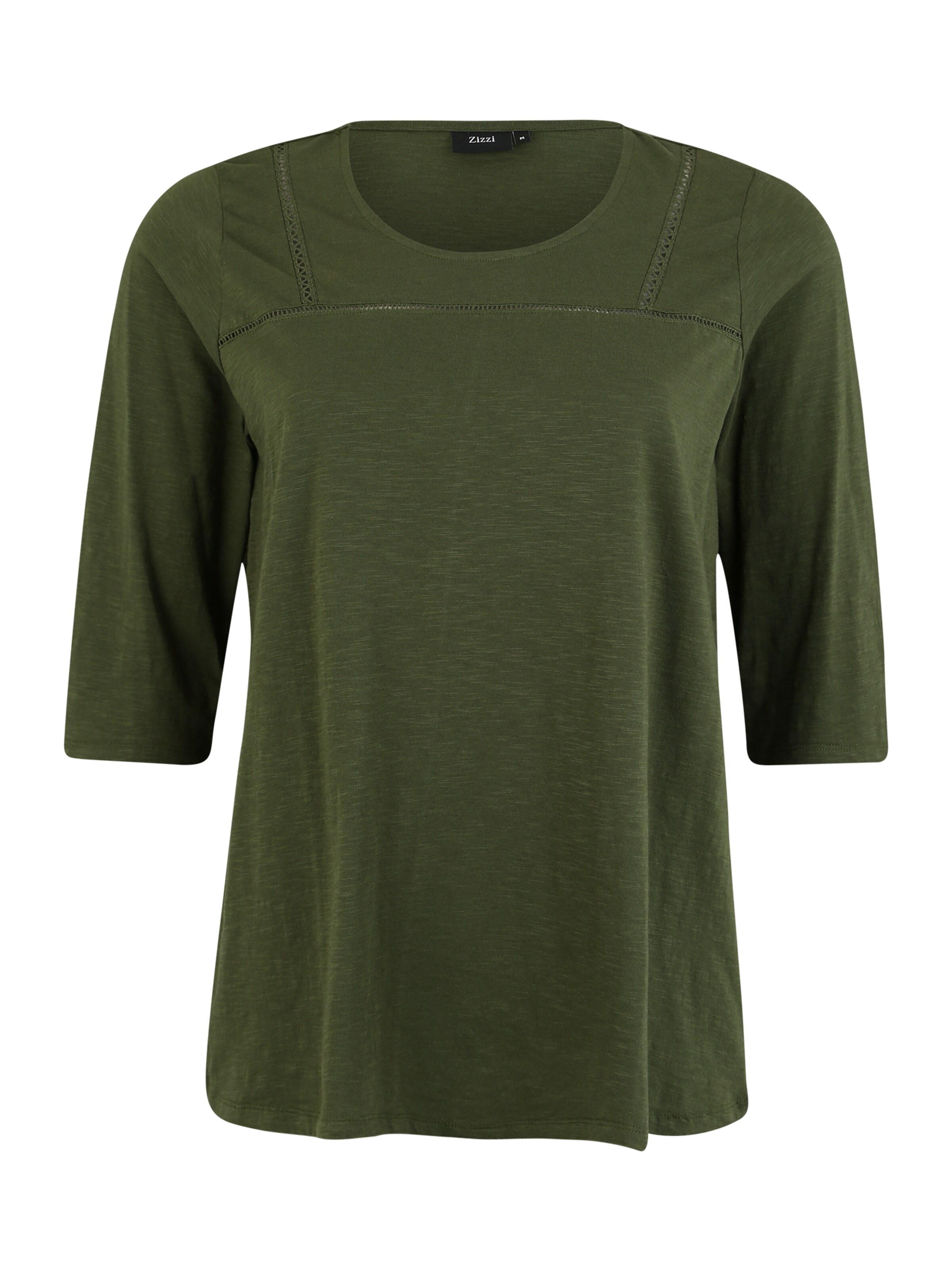 Zizzi - Shirt 'HOLLY' in de kleur Groen