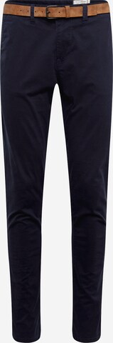 TOM TAILOR DENIM Slim fit Chino Pants in Blue: front