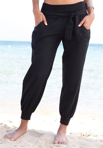Pantaloni modello harem di BUFFALO in nero: frontale