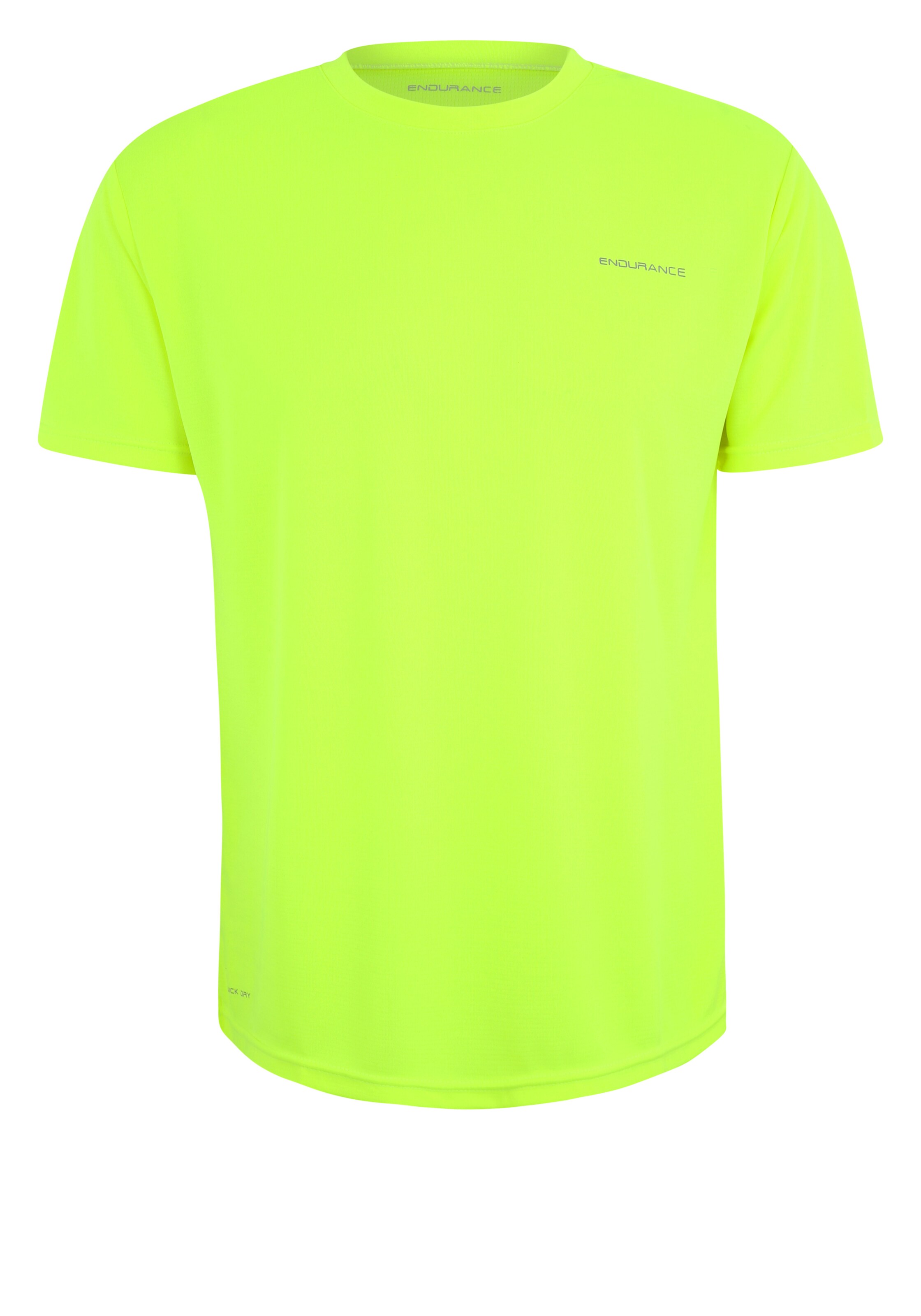 ENDURANCE Functioneel shirt 'Vernon' in Geel: voorkant