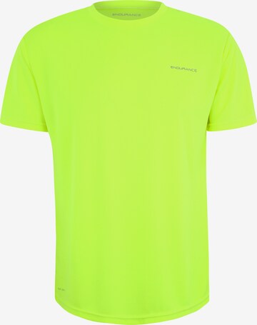 ENDURANCE - Camiseta funcional 'Vernon' en amarillo: frente