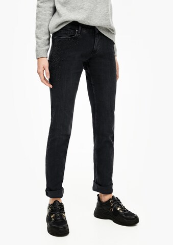 s.Oliver Slimfit Jeans in Grau: predná strana