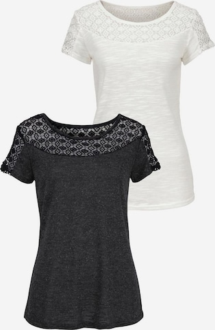 VIVANCE - Camiseta en gris: frente