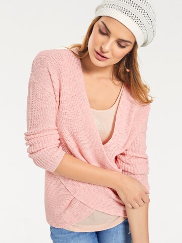 Pull-over heine en rose : devant