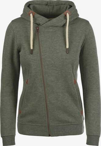 DESIRES Zip-Up Hoodie 'Vicky' in Green: front