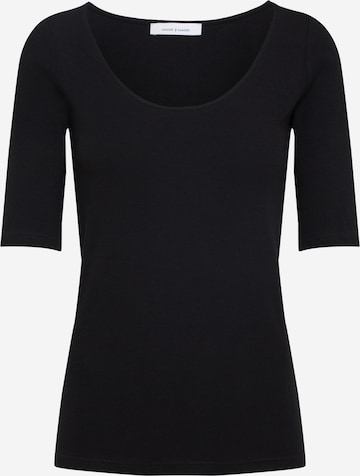 Samsøe Samsøe Shirt 'Alexa tee 7542' in Black: front