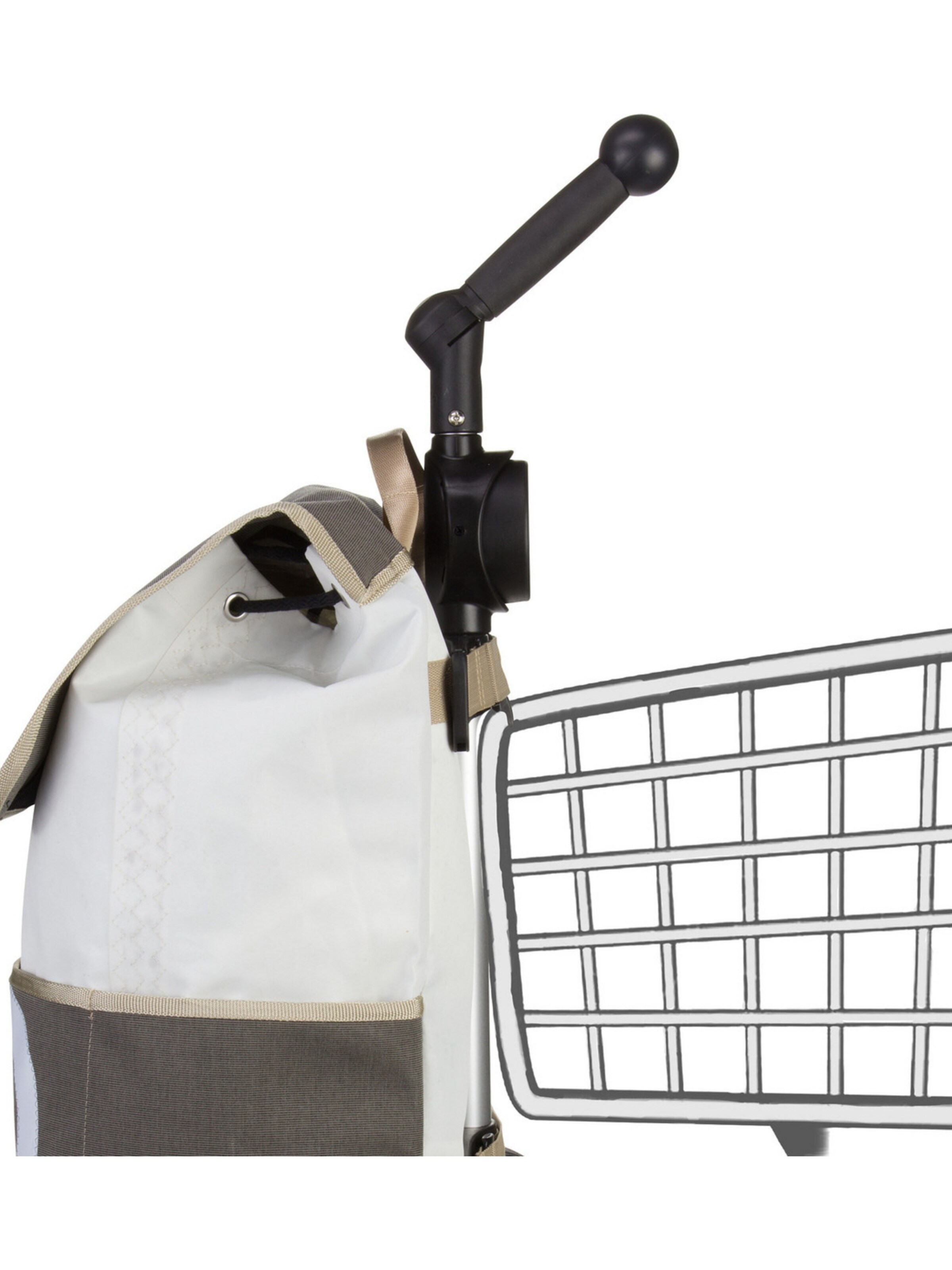 360 Grad Einkaufstasche 'Mole' in Mischfarben