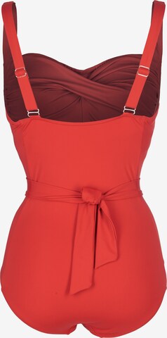 petit amour Bustier Badpak 'Ada' in Rood