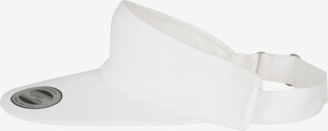Flexfit Cap 'FLAT ROUND VISOR' in Weiß