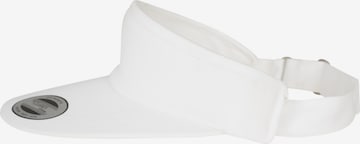 Casquette 'FLAT ROUND VISOR' Flexfit en blanc