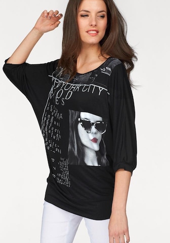 VIVANCE Shirt in Black: front