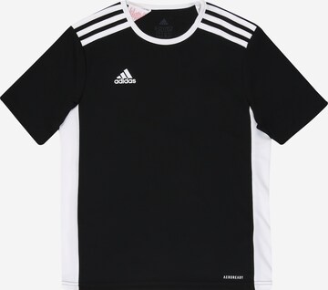 ADIDAS PERFORMANCE Functioneel shirt 'Entrada' in Zwart: voorkant