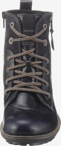 JOSEF SEIBEL Lace-Up Ankle Boots 'Sandra' in Blue