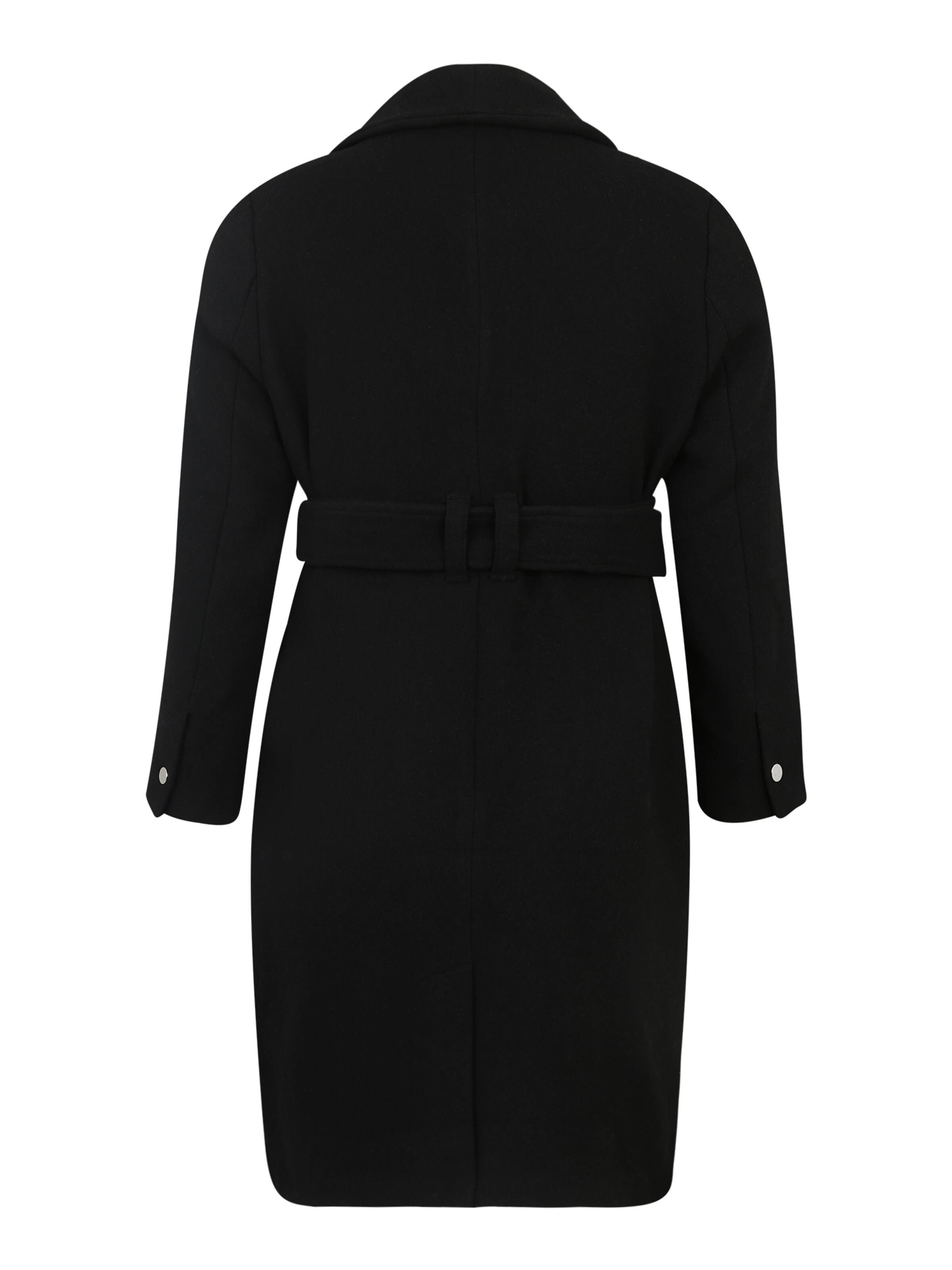 ABOUT YOU Curvy Overgangsfrakke 'Alma' i sort: tilbage