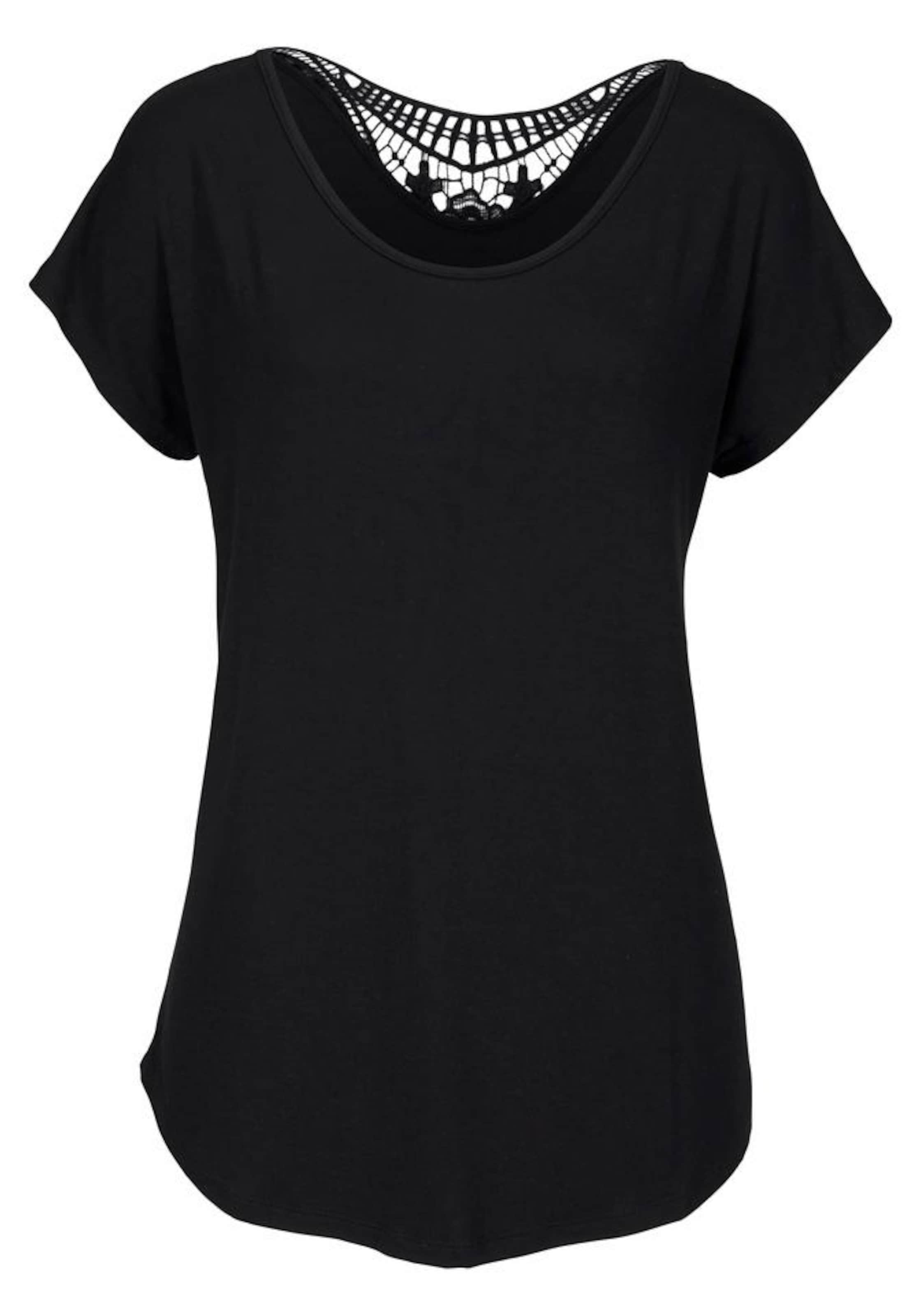 LASCANA Shirt in Black: front