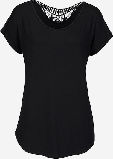 LASCANA Strandshirt in schwarz, Produktansicht
