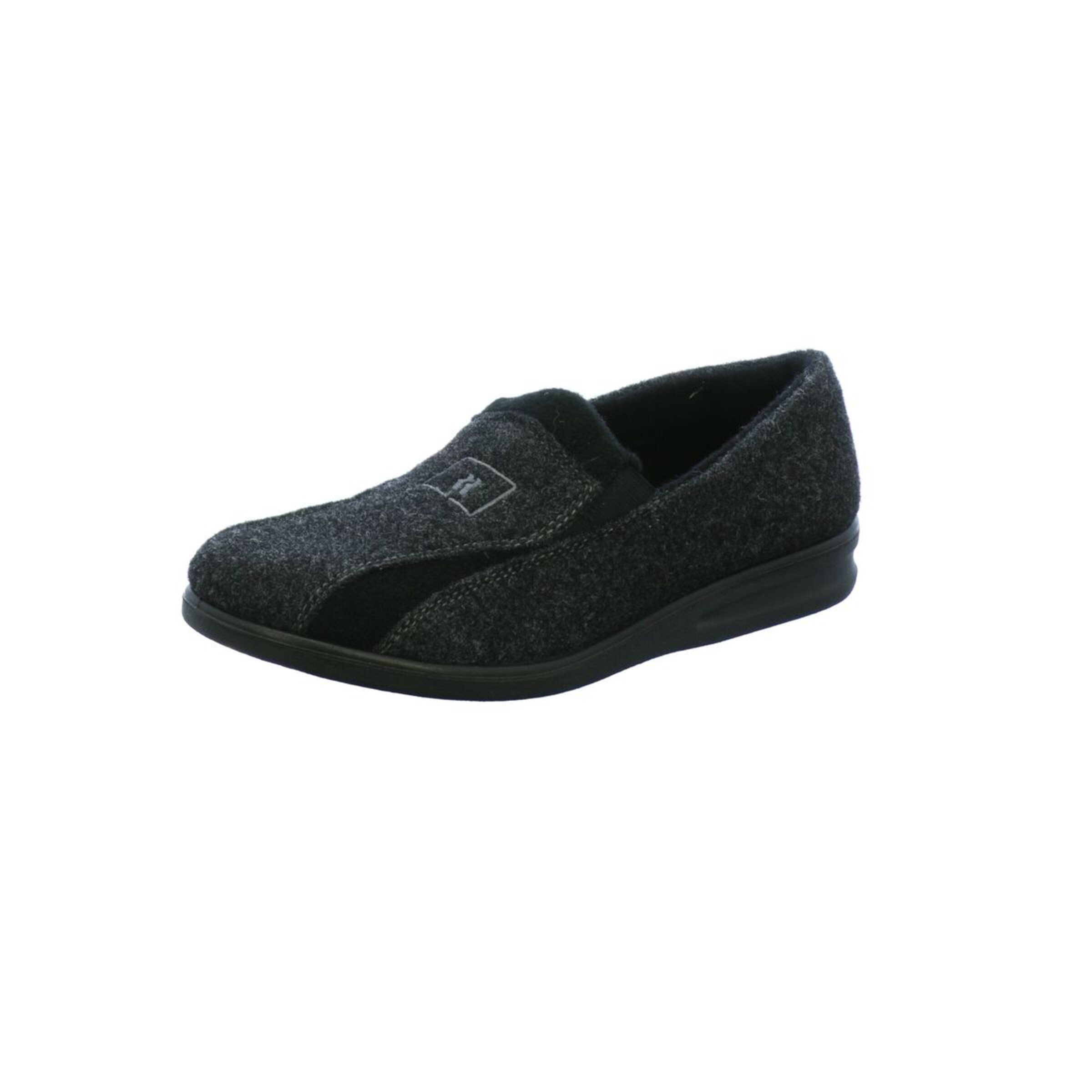 ROMIKA - Huisschoen in de kleur Zwart gemêleerd