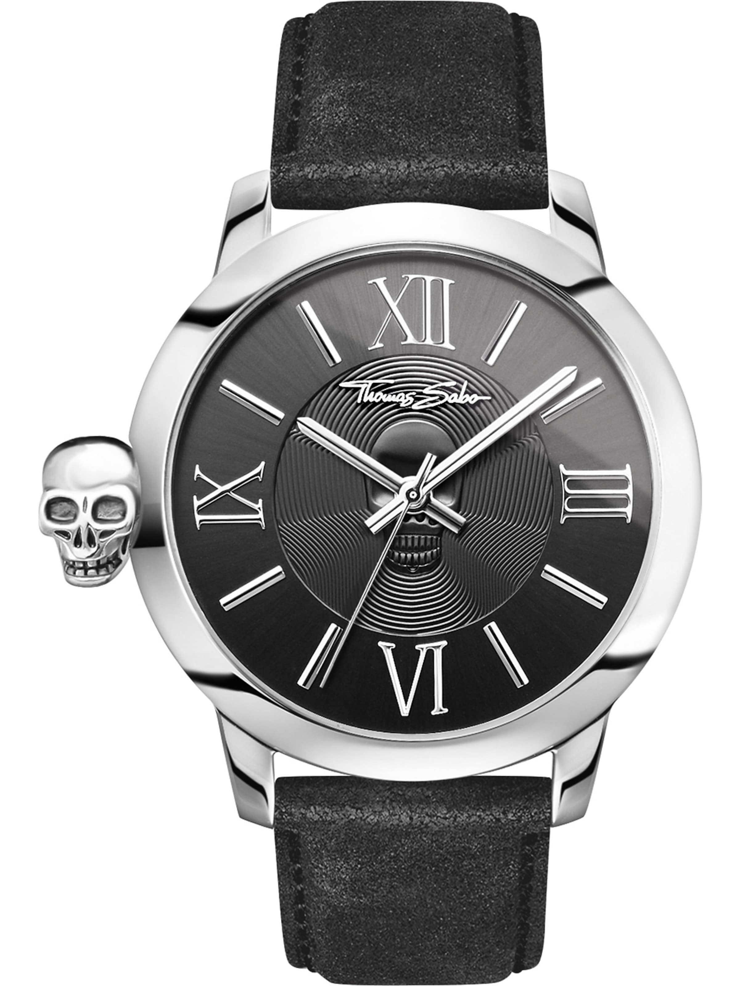 Thomas Sabo Analoog horloge in Zwart: voorkant