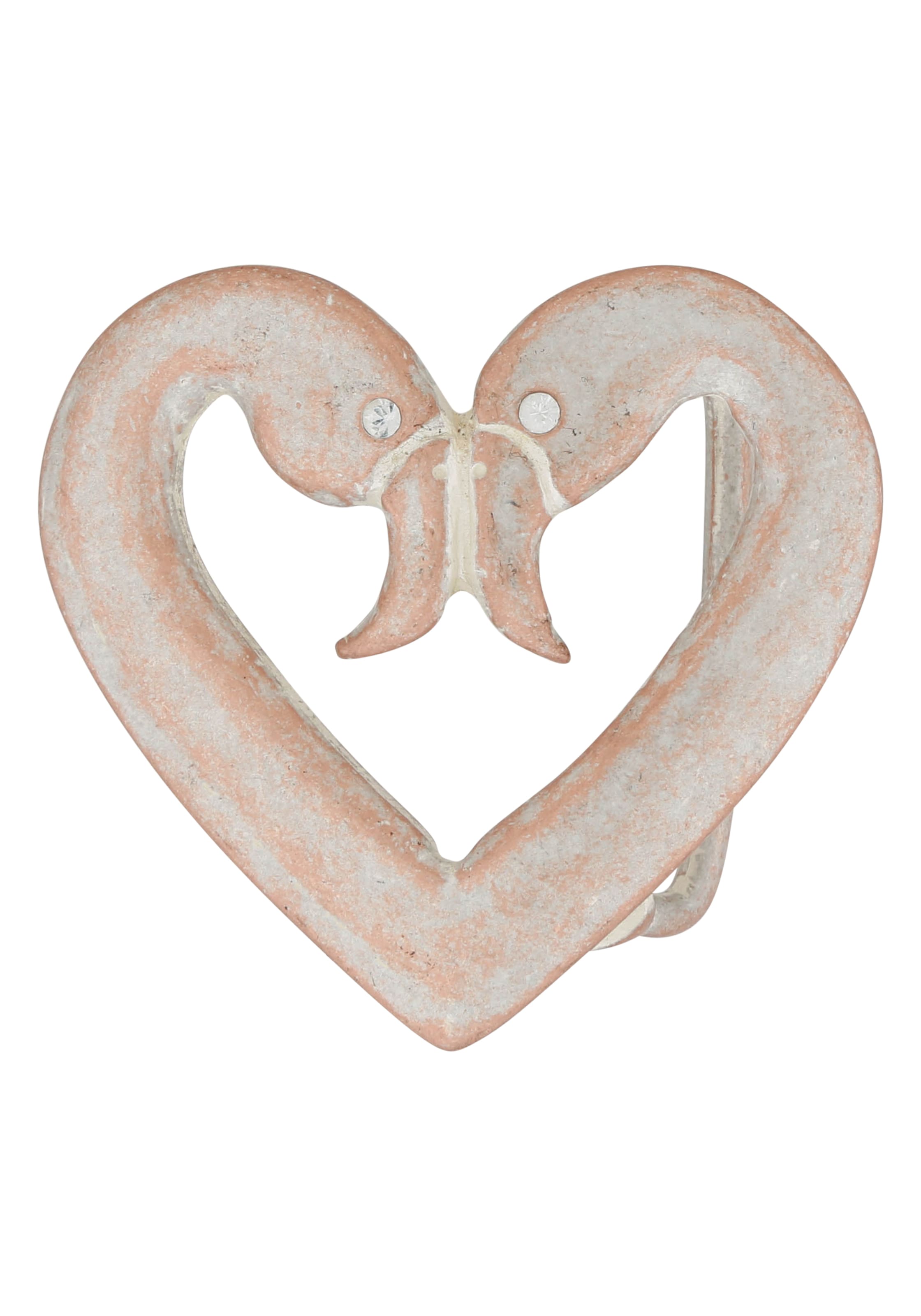 RETTUNGSRING by showroom 019° Brooch in Pink: front