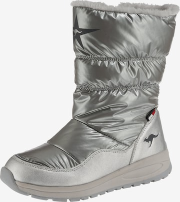 KangaROOS Snow Boots 'K-CONFI RTX' in Silver: front