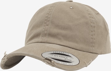 Casquette Flexfit en marron : devant