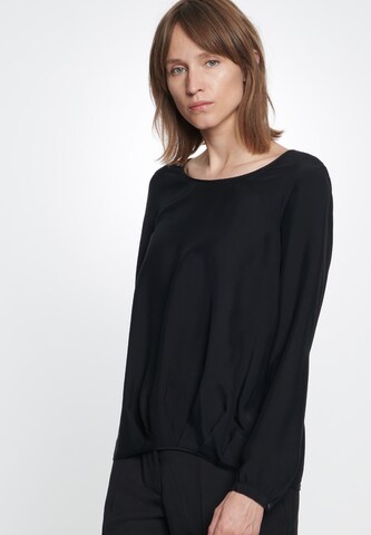 Chemisier 'Schwarze Rose' SEIDENSTICKER en noir : devant