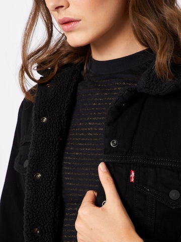 LEVI'S ® Демисезонная куртка 'Ex BF Sherpa Trucker' в Черный