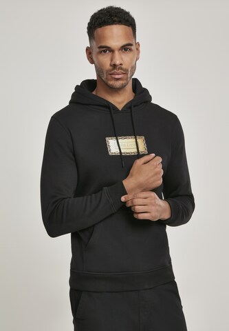 Mister Tee Sweatshirt 'Fake Love' in Zwart: voorkant