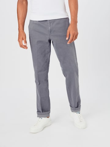 BRAX Regular Chino Pants 'Everest C' in Grey: front