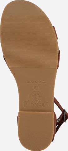 Sandale cu baretă de la COSMOS COMFORT pe maro